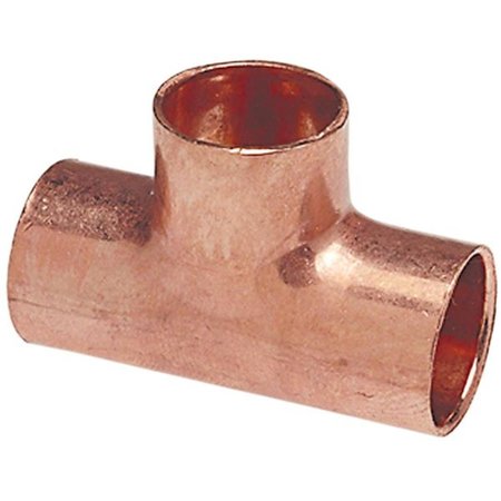 NIBCO 34 x 12 x 12 in. Wrot Brass Reducing Coupling Tee 611RR341212